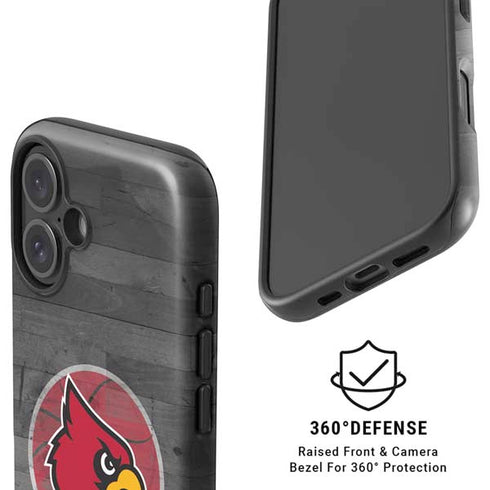 University of Louisville Cardinals Basketball iPhone 16 Plus Magsafe Impact Case